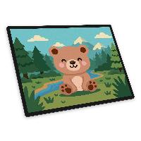 itenga Schreibunterlage V1 Motiv B�R im Kawaii Design