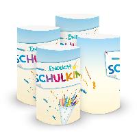 itenga 6x Windlicht Endlich Schulkind