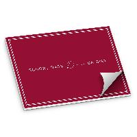ITENGA Tischset A3 Sch�n dass du da bist V3 bordeaux rot
