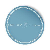 ITENGA 24x Aufkleber Sticker 4cm rund Sch�n dass du da b...