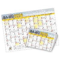 itenga Jahresplaner Ba-W� 2026 Wandkalender DIN A2 (59,4...