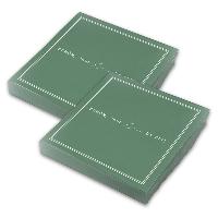 ITENGA 40x Servietten Sch�n dass du da bist V3 salbei gr�n