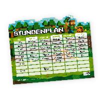 itenga Stundenplan magnetisch Motiv PIXEL 28,1 x 22,3cm