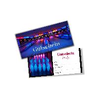 itenga Geschenkgutschein Fotodesign - Motiv BOWLING Post...