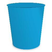 itenga Papierkorb ca. 11 Liter - cyan