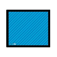 ITENGA Mauspad STRIPE - cyan 21 x 18 cm Kunststoff rutsc...