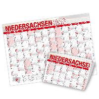 itenga Jahresplaner Niedersachsen 2027 Wandkalender DIN ...