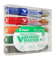 PILOT Whiteboard-Marker V BOARD MASTER, Keilspitze, 5er ...