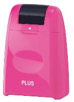 PLUS JAPAN Datenschutz-Rollstempel Standard, pink
