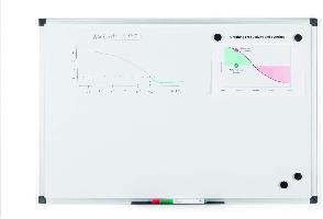 Bi-Office Wei�wandtafel "Maya", 900 x 600 mm, lackiert