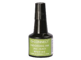 Q-CONNECT Stempelfarbe 28ml schwarz