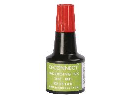 Q-CONNECT Stempelfarbe 28ml rot
