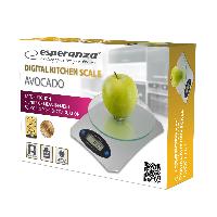 Esperanza EKS006 AVOCADO K�chenwaage mit Glasplatte