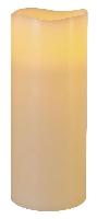 Leuchtkerze mit Echtwachs mit LED flackernd warm white L...