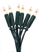 Lichterkette P-LED mini 20er warm white f�r innen gr�nes...