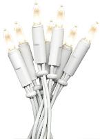 Lichterkette P-LED mini 20er warm white f�r innen weisse...