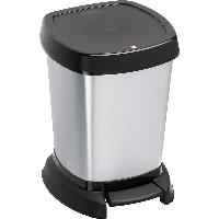 Rotho Kosmetikeimer 6L Paso schw./silber met.