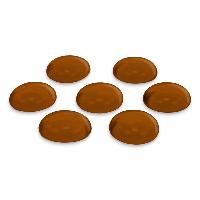 GLOREX Glas-Nuggets, 200 g, braun