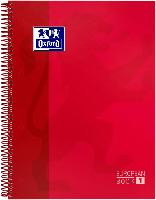 Oxford Collegeblock European Book 1, DIN A4+, kariert, rot