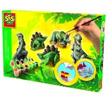 SES Gipsfiguren gie�en Dinos