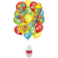 Heliumflasche Balloon Gas 30 'Schulanfang' mit Ballons u...