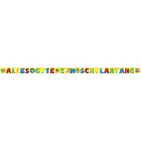 FOLAT Girlande Papier 4 Meter Alles Gute zum Schulanfang