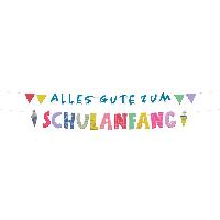 Buchstabengirlanden Schulanfang - 1,5 Meter