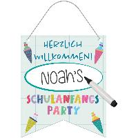 Minibanner Schulanfang - 25x30cm