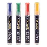Securit Kreidemarker WATERPROOF MEDIUM, 4er Etui