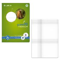STAUFEN Green Schulheft Lin5 A5 16 Blatt 90g/qm 5mm kariert